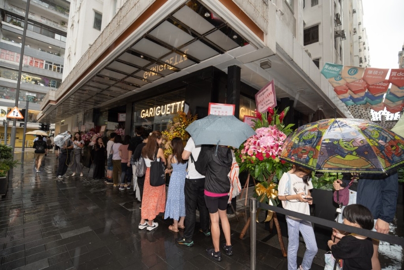 日本过江龙店GARIGUETTE来港后，人气火爆。